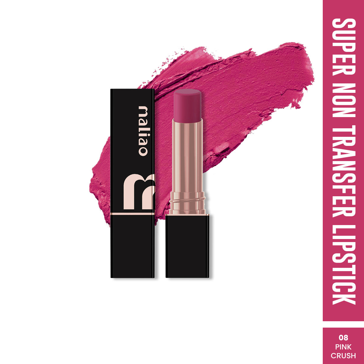 Maliao Super Non-Transfer Lipstick - Long-Lasting Matte Finish, Smudge-Proof Formula